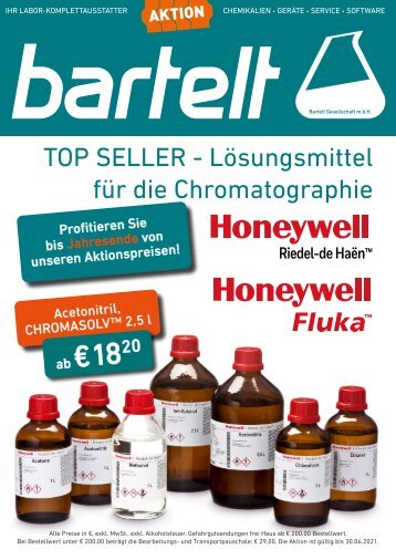 Lösungsmittel für die Chromatographie - Honeywell Aktion