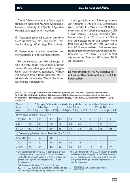 Kalksandstein. Die Maurerfibel. - E. Bayer Baustoffwerke GmbH + ...