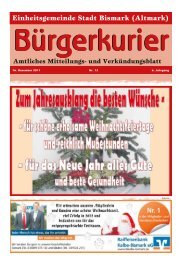 Bürgerkurier - in der Stadt Bismark