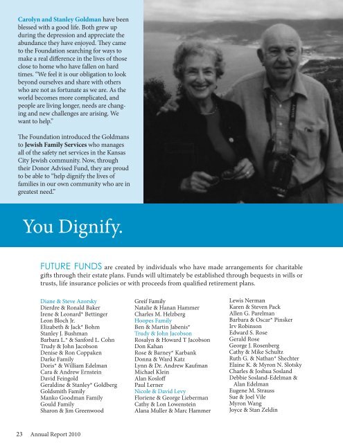 Create a Jewish Legacy - Jewish Community Foundation