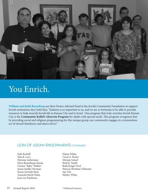 Create a Jewish Legacy - Jewish Community Foundation