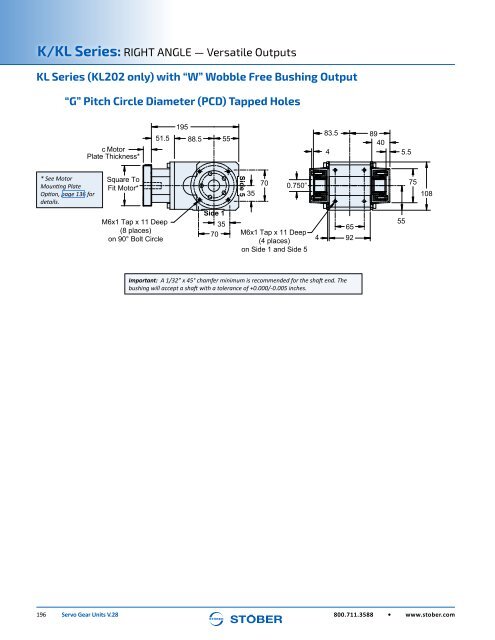 Stober 1 Servo Gear Units