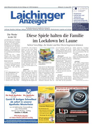 Laichinger Anzeiger 13.01.2021