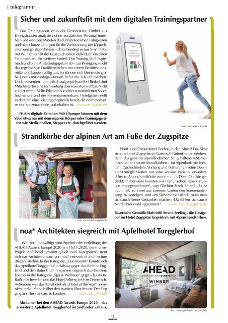 Ausgabe wellhotel 4-2020