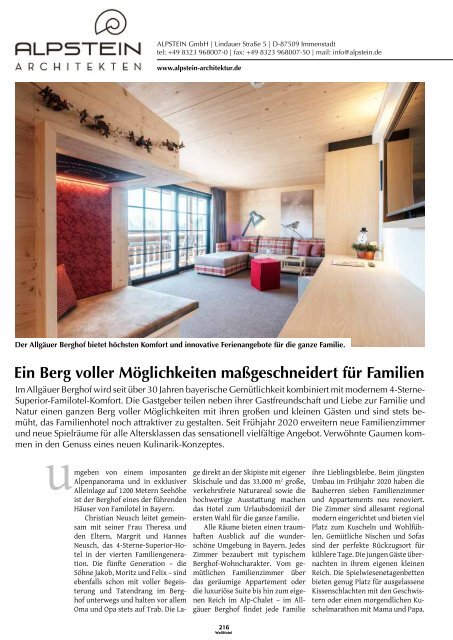 Ausgabe wellhotel 4-2020