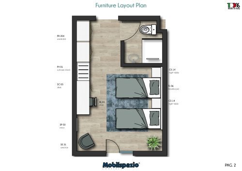 Mobilspazio - Hotel Bedrooms - project 9