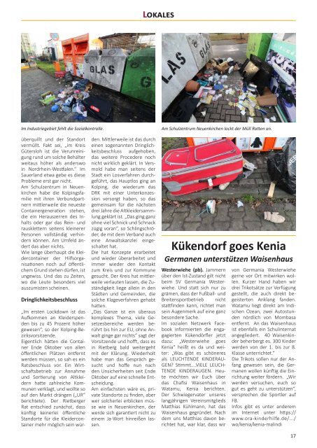 Unser Rietberg Ausgabe 20 vom 13. Januar 2021