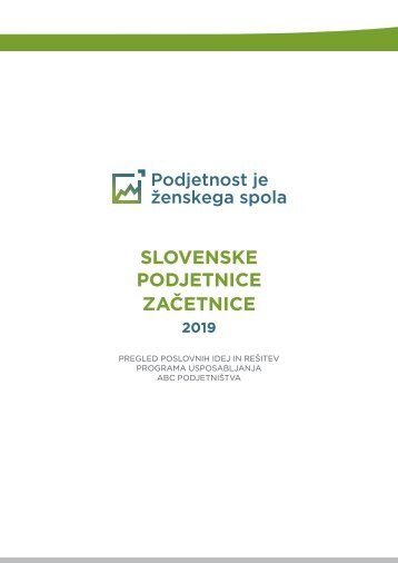 Katalog - Slovenske podjetnice začetnice 2019 