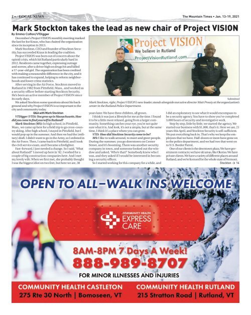 Mountain Times - Vol. 50, Number 2, Jan. 13-19, 2021