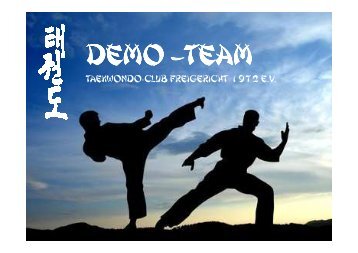 2010 Demo-Team Vorstellungx - TAEKWONDO-Freigericht