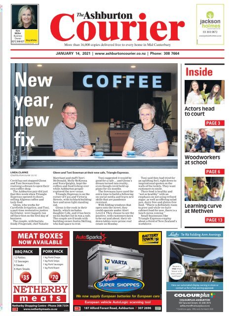 Ashburton Courier: January 14, 2021