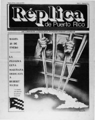 Replica de Puerto Rico, Oct. 27, 1978 - Latin American Studies