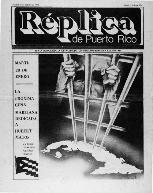 Where In Puerto Rico Was Replicas Filmed Replica de Puerto Rico, Oct. 27, 1978 - Latin American Studies