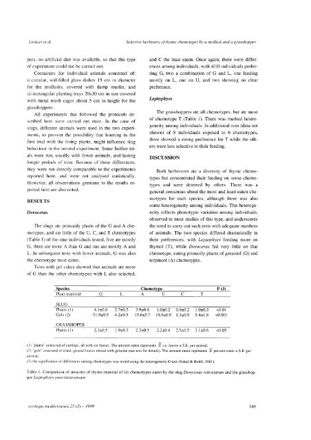 Ecologia mediterranea 1999-25(2)