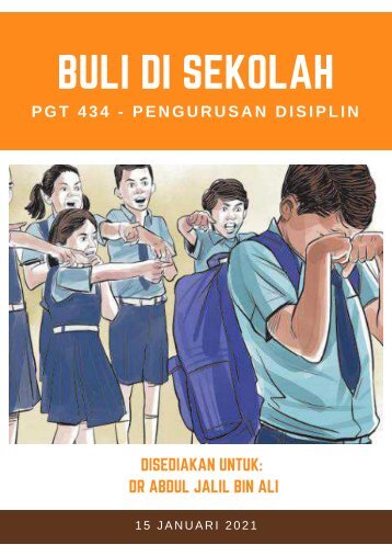 PGT 434- PENGURUSAN DISIPLIN (BULI DI SEKOLAH)