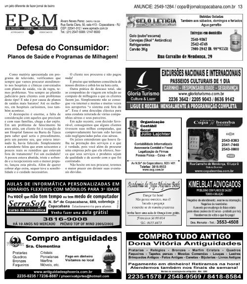 edição 207 impresso pdf - Jornal Copacabana