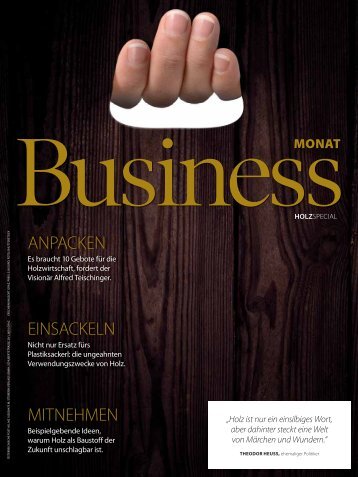 BusinessMonat Holz 2019