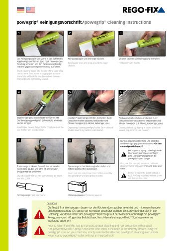 powRgrip® cleaning instructions