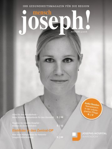 mensch joseph! | Magazin 3-2016