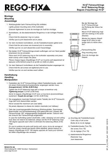 Hi-Q® balancing rings