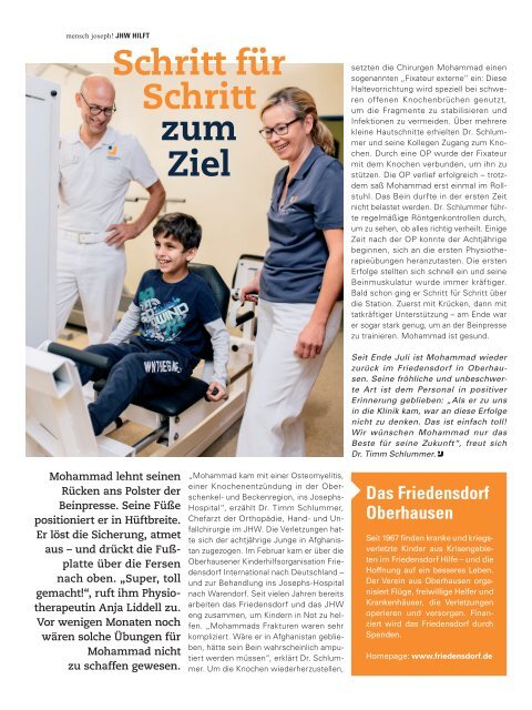 mensch joseph! | Magazin 3-2018