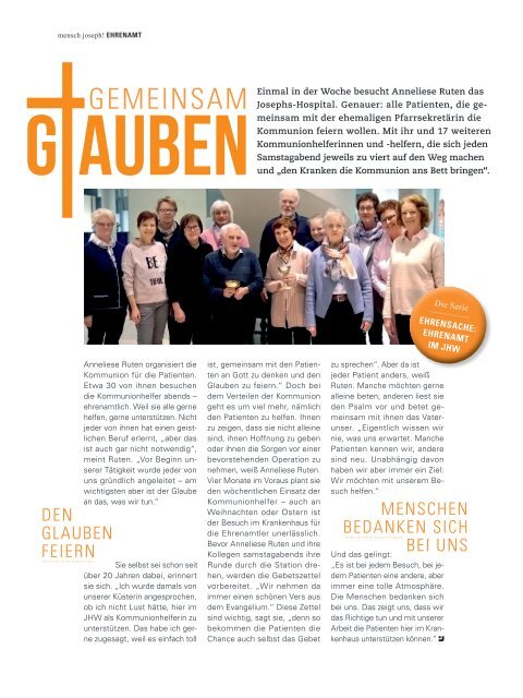 mensch joseph! | Magazin 3-2018