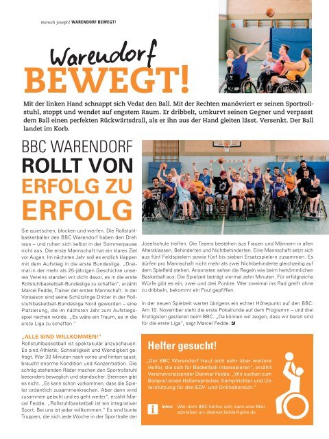 mensch joseph! | Magazin 3-2018