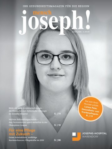 mensch joseph! | Magazin 3-2019