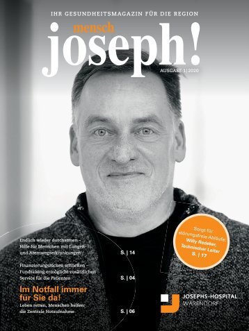 mensch joseph! | Magazin 1-2020