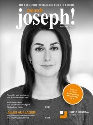 mensch joseph! | Magazin 3-2020