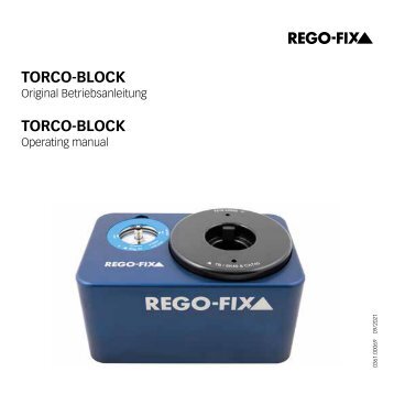 TORCO-BLOCK operating manual