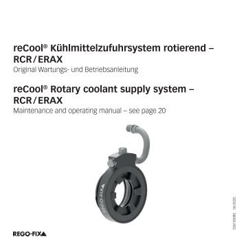 reCool® RCR/ERAX