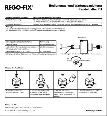 Pendelhalter PH