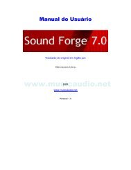 manual sound forge - Canto e Fibra