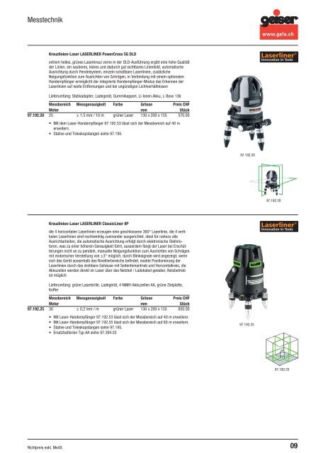 MESSTECHNIK UND ORTUNGSGERÄTE