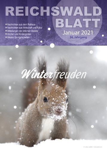 Reichswaldblatt - Januar 2021