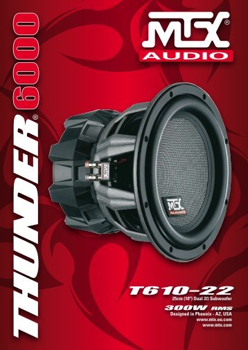 T610-22 - MTX Audio