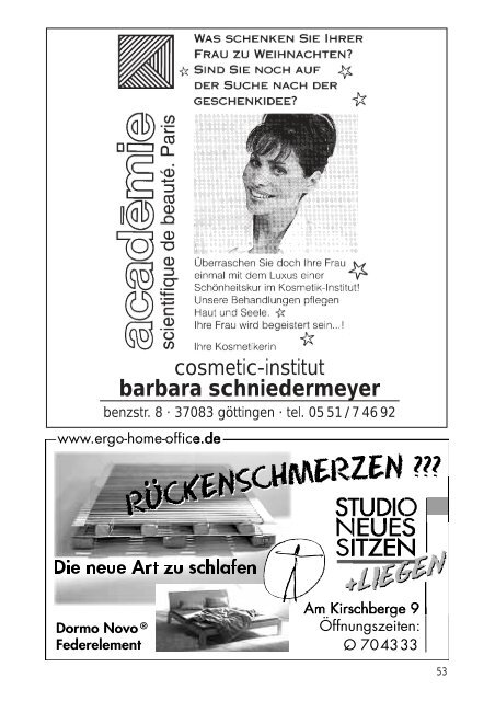 Nachrichtenblatt Nov. 2007 - Werbegemeinschaft Geismar ...