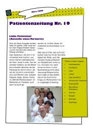 Patientenzeitung Nr. 19 - Dr. Heinz Kofler