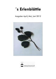 Ausgabe April, Mai, Juni 2012 - Seniorenresidenz Erlenhof