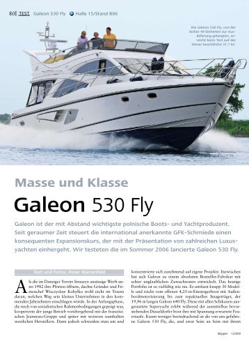 Masse und Klasse - HW Bootscenter