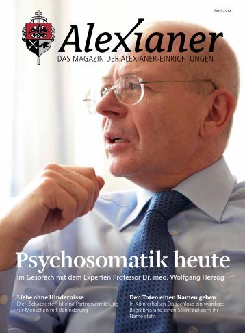 Psychosomatik heute - Alexianer Krankenhaus GmbH