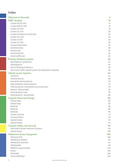 PARCsafe_catalogue