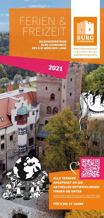 Ferien- und Freizeitprogramm Bildungszentrum Burg Schwaneck 2021