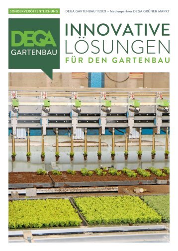 DEGA GARTENBAU - Innovative Lösungen für die grüne Branche