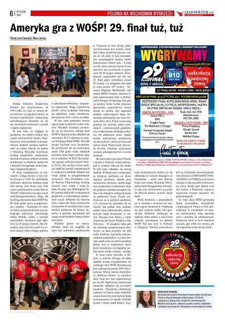 Głos Polonii w USA | The Voice of Polonia in the USA | Styczeń 2021