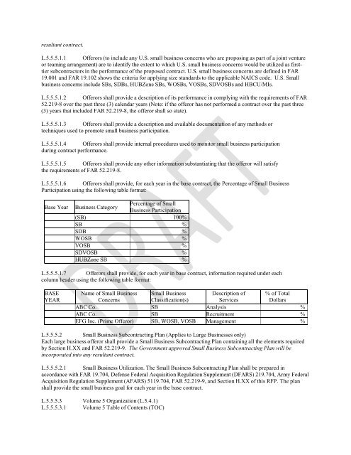 Global Intelligence Contract Draft RFP - INSCOM - U.S. Army