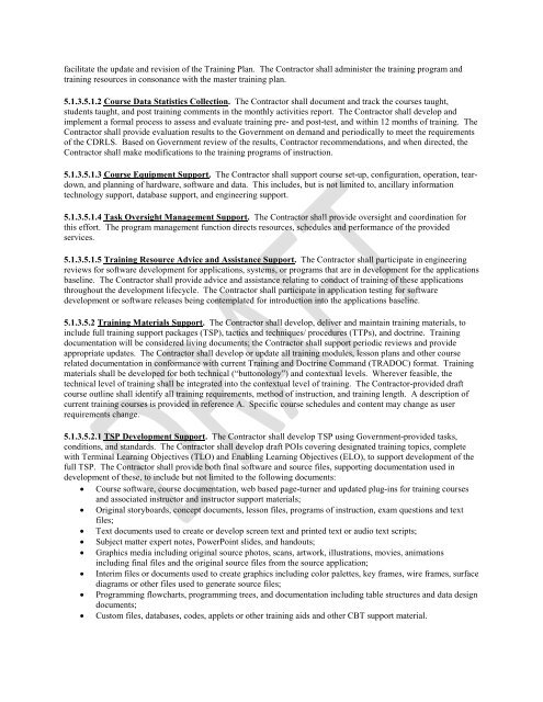 Global Intelligence Contract Draft RFP - INSCOM - U.S. Army