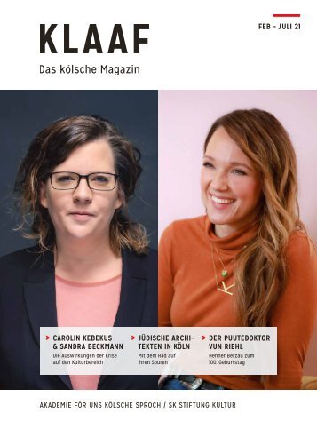 KLAAF Das kölsche Magazin Feb - Juli 2021
