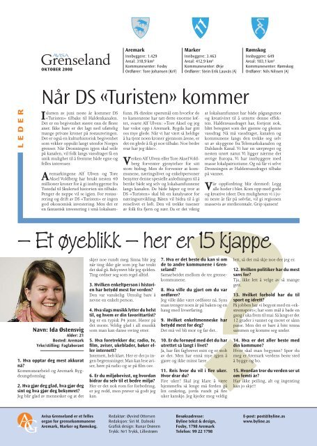 Avisa Grenseland nr. 5 2008 - Byline